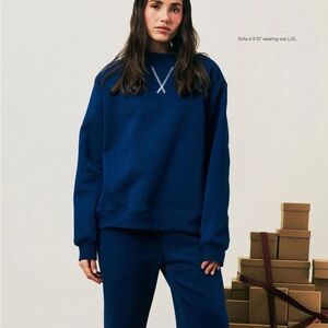Parke Holiday Mockneck + Boxer Sweatpants Set